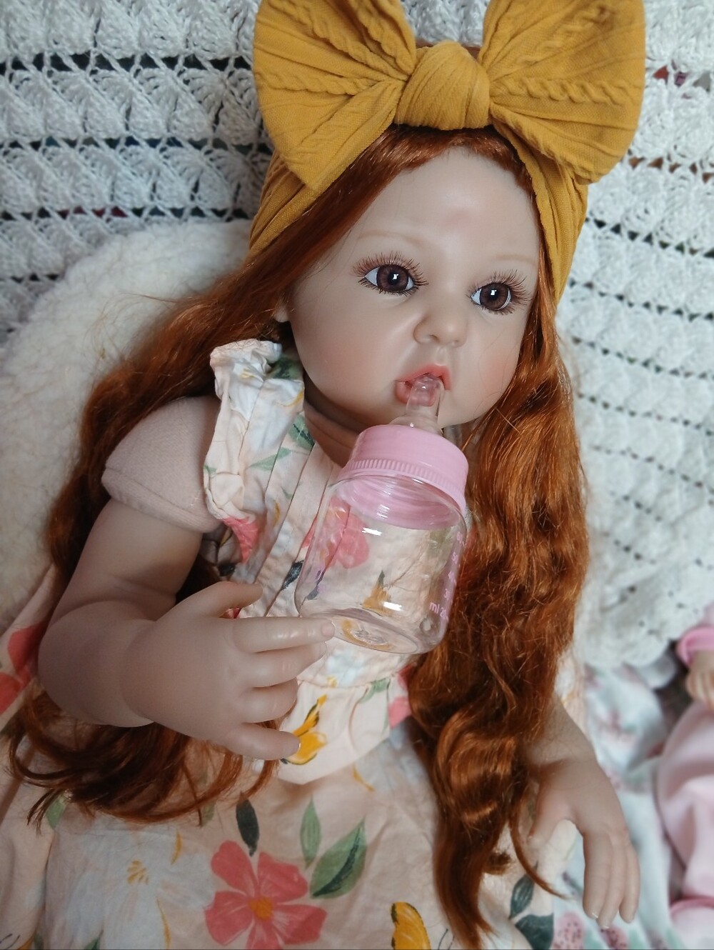 24" Realistic Reborn Toddler Girl Doll Kids Toy Collectable Therapy Baby